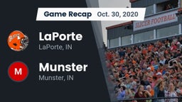 Recap: LaPorte  vs. Munster  2020