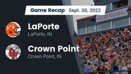 Recap: LaPorte  vs. Crown Point  2022