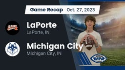 Recap: LaPorte  vs. Michigan City  2023