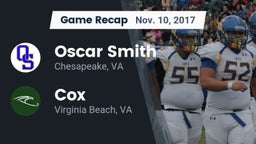 Recap: Oscar Smith  vs. Cox  2017