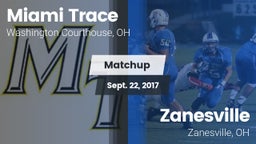 Matchup: Miami Trace vs. Zanesville  2017