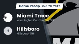 Recap: Miami Trace  vs. Hillsboro 2017