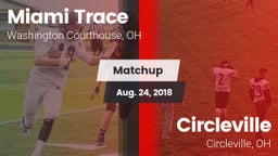Matchup: Miami Trace vs. Circleville  2018