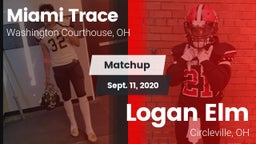 Matchup: Miami Trace vs. Logan Elm  2020
