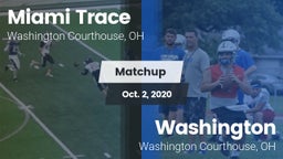 Matchup: Miami Trace vs. Washington  2020