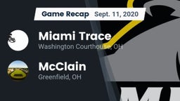Recap: Miami Trace  vs. McClain  2020