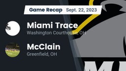 Recap: Miami Trace  vs. McClain  2023