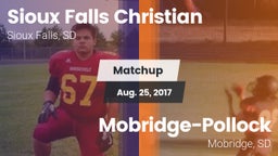 Matchup: Sioux Falls Christia vs. Mobridge-Pollock  2017