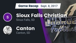 Recap: Sioux Falls Christian  vs. Canton  2017