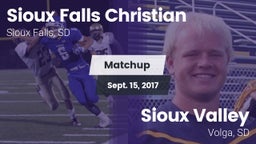 Matchup: Sioux Falls Christia vs. Sioux Valley  2017