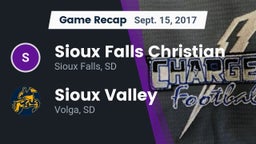 Recap: Sioux Falls Christian  vs. Sioux Valley  2017