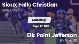 Matchup: Sioux Falls Christia vs. Elk Point Jefferson  2017