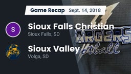 Recap: Sioux Falls Christian  vs. Sioux Valley  2018