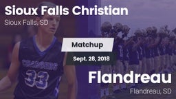 Matchup: Sioux Falls Christia vs. Flandreau  2018