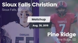 Matchup: Sioux Falls Christia vs. Pine Ridge  2019