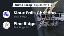 Recap: Sioux Falls Christian  vs. Pine Ridge  2019