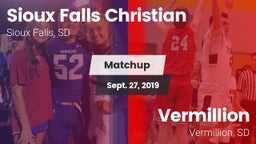 Matchup: Sioux Falls Christia vs. Vermillion  2019