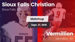 Matchup: Sioux Falls Christia vs. Vermillion  2019