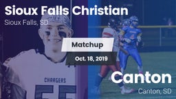 Matchup: Sioux Falls Christia vs. Canton  2019