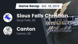 Recap: Sioux Falls Christian  vs. Canton  2019