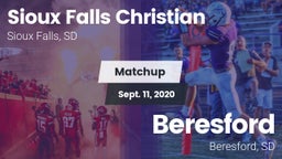 Matchup: Sioux Falls Christia vs. Beresford  2020