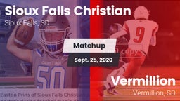 Matchup: Sioux Falls Christia vs. Vermillion  2020