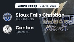 Recap: Sioux Falls Christian  vs. Canton  2020