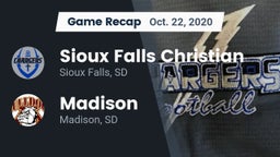 Recap: Sioux Falls Christian  vs. Madison  2020