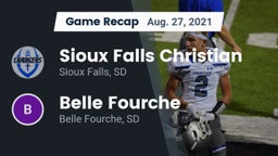 Recap: Sioux Falls Christian  vs. Belle Fourche  2021