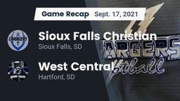 Recap: Sioux Falls Christian  vs. West Central  2021