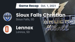 Recap: Sioux Falls Christian  vs. Lennox  2021