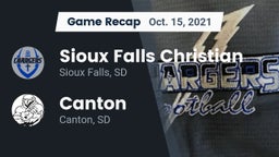Recap: Sioux Falls Christian  vs. Canton  2021