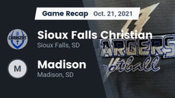 Recap: Sioux Falls Christian  vs. Madison  2021
