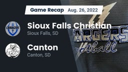 Recap: Sioux Falls Christian  vs. Canton  2022