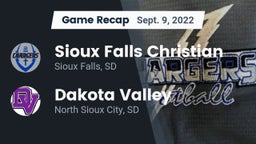 Recap: Sioux Falls Christian  vs. Dakota Valley  2022