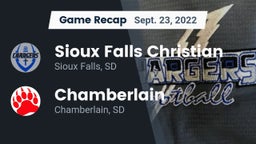 Recap: Sioux Falls Christian  vs. Chamberlain  2022