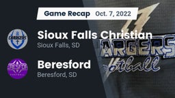 Recap: Sioux Falls Christian  vs. Beresford  2022