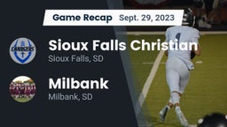 Recap: Sioux Falls Christian  vs. Milbank  2023