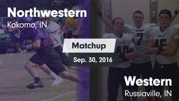 Matchup: Northwestern vs. Western  2016