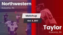 Matchup: Northwestern vs. Taylor  2017