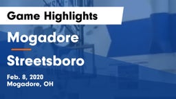Mogadore  vs Streetsboro  Game Highlights - Feb. 8, 2020