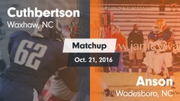 Matchup: Cuthbertson vs. Anson  2016