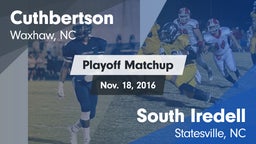 Matchup: Cuthbertson vs. South Iredell  2016