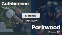 Matchup: Cuthbertson vs. Parkwood  2017