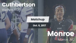 Matchup: Cuthbertson vs. Monroe  2017