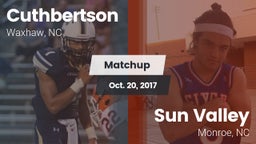 Matchup: Cuthbertson vs. Sun Valley  2017