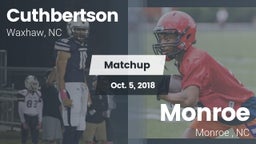 Matchup: Cuthbertson vs. Monroe  2018