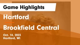 Hartford  vs Brookfield Central  Game Highlights - Oct. 14, 2023