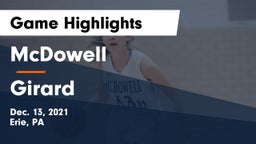 McDowell  vs Girard  Game Highlights - Dec. 13, 2021