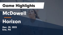 McDowell  vs Horizon  Game Highlights - Dec. 20, 2023